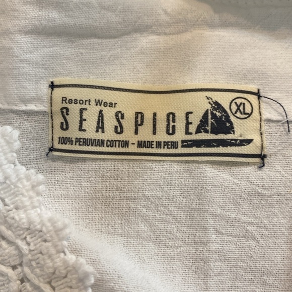 NEW Sea Spice women’s bathing suit white size XL coverup resort beach cr… - Picture 5 of 7